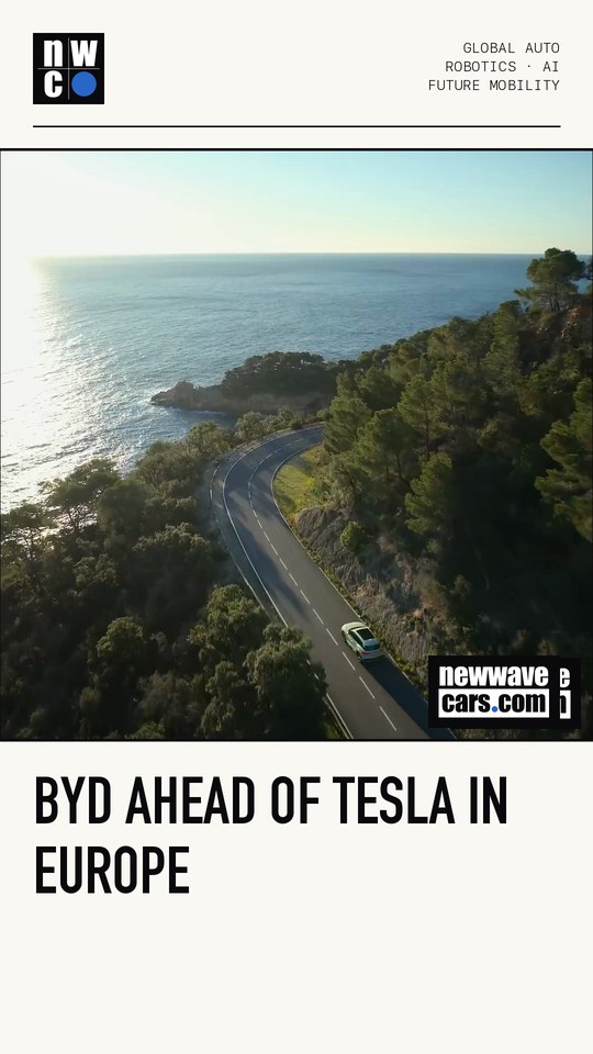 BYD ahead of Tesla in Europe