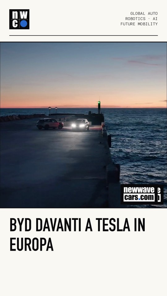 BYD davanti a Tesla in Europa
