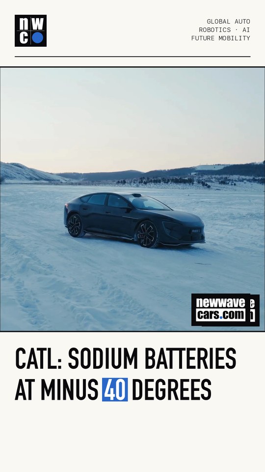 CATL: sodium batteries at minus 40 degrees