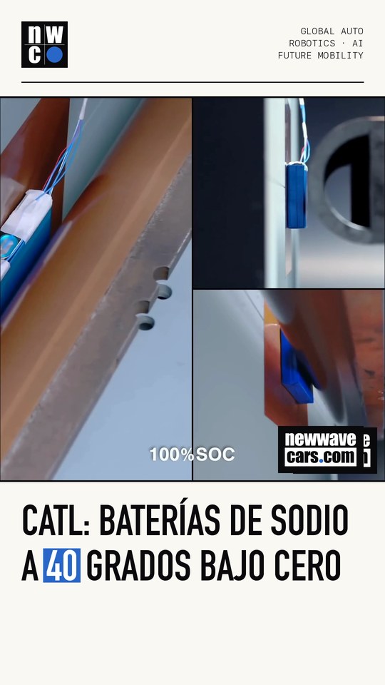 CATL: baterías de sodio a 40 grados bajo cero