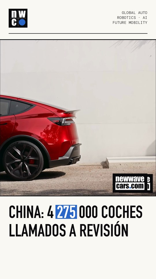 China: 4 275 000 coches llamados a revisión