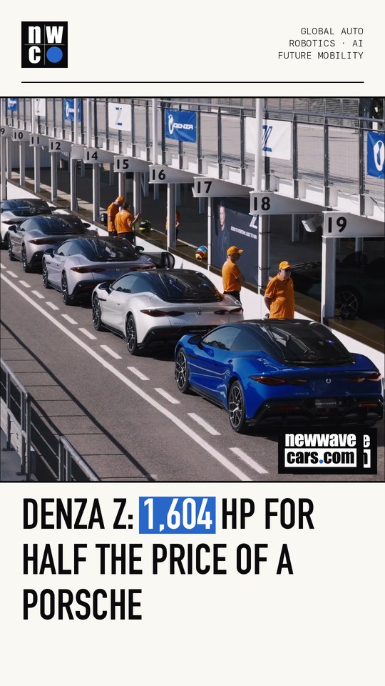 Denza Z: 1,604 hp for half the price of a Porsche
