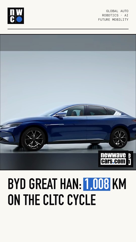 BYD Great Han: 1,008 km on the CLTC cycle