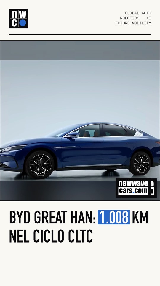 BYD Great Han: 1.008 km nel ciclo CLTC