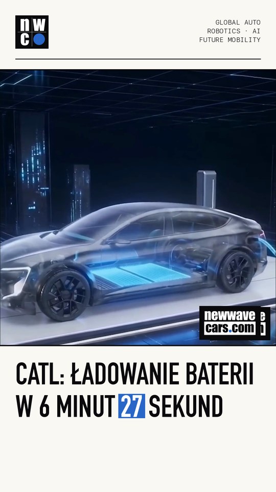 CATL: ładowanie baterii w 6 minut 27 sekund