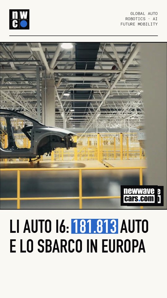 Li Auto i6: 181.813 auto e lo sbarco in Europa
