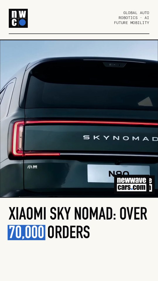 Xiaomi Sky Nomad: over 70,000 orders