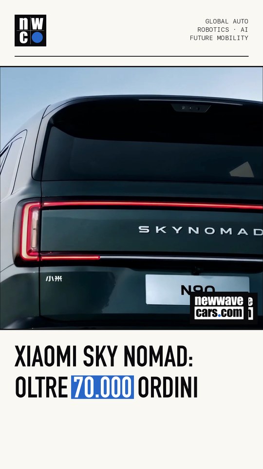 Xiaomi Sky Nomad: oltre 70.000 ordini