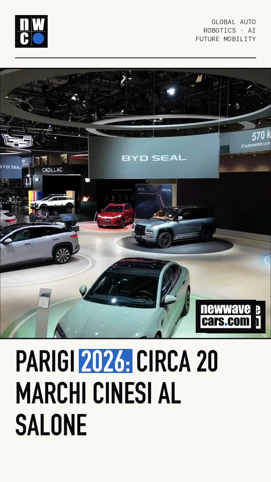 Parigi 2026: circa 20 marchi cinesi al salone