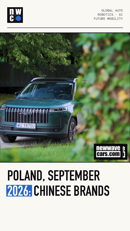 Poland, September 2026: Chinese brands