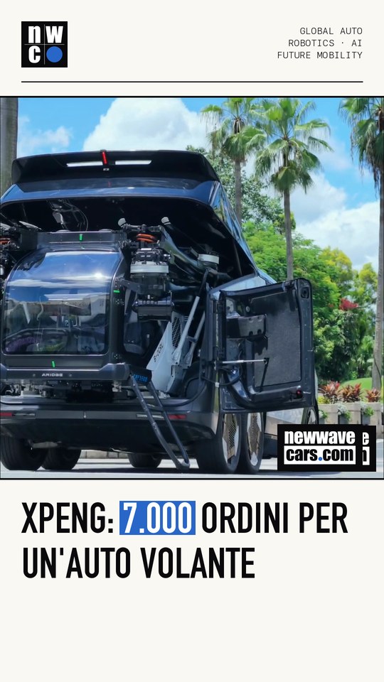 XPeng: 7.000 ordini per un'auto volante
