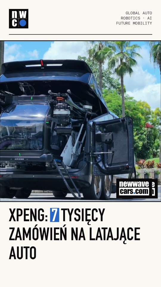 XPeng: 7 tysięcy zamówień na latające auto