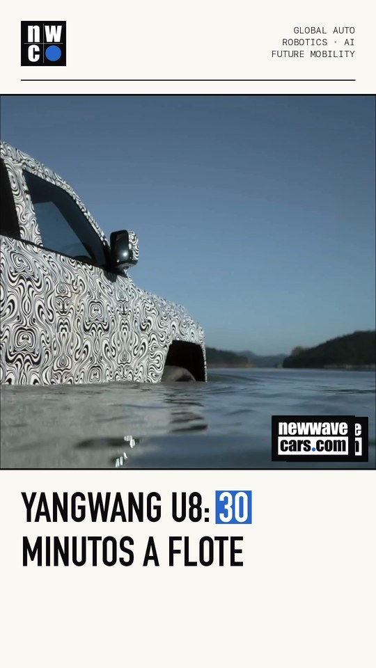 Yangwang U8: 30 minutos a flote
