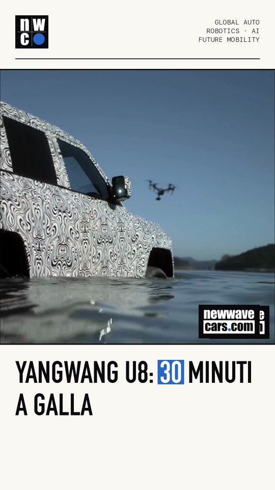 Yangwang U8: 30 minuti a galla