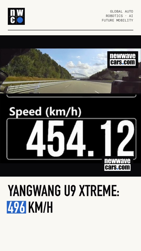 Yangwang U9 Xtreme: 496 km/h