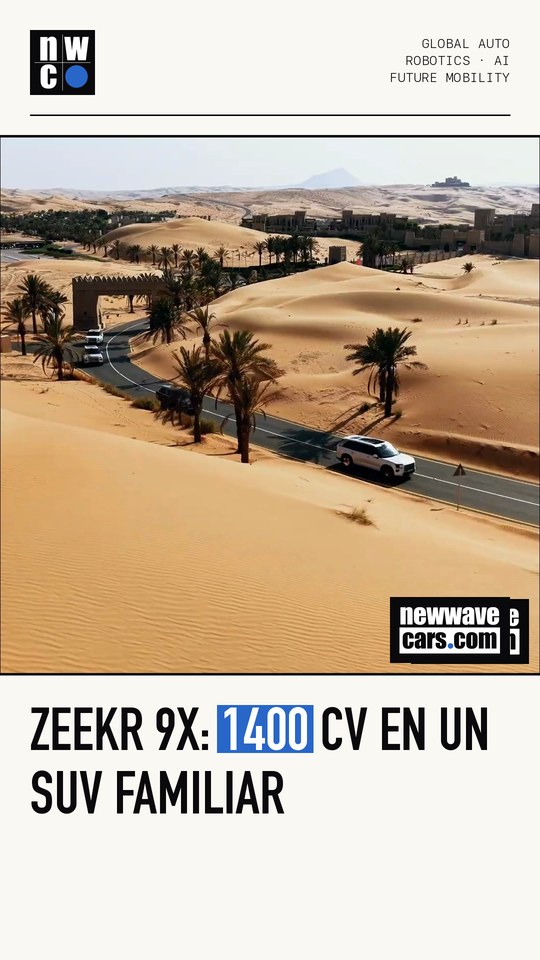 Zeekr 9X: 1400 CV en un SUV familiar
